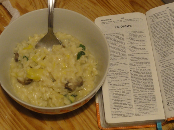 risotto and hebrews